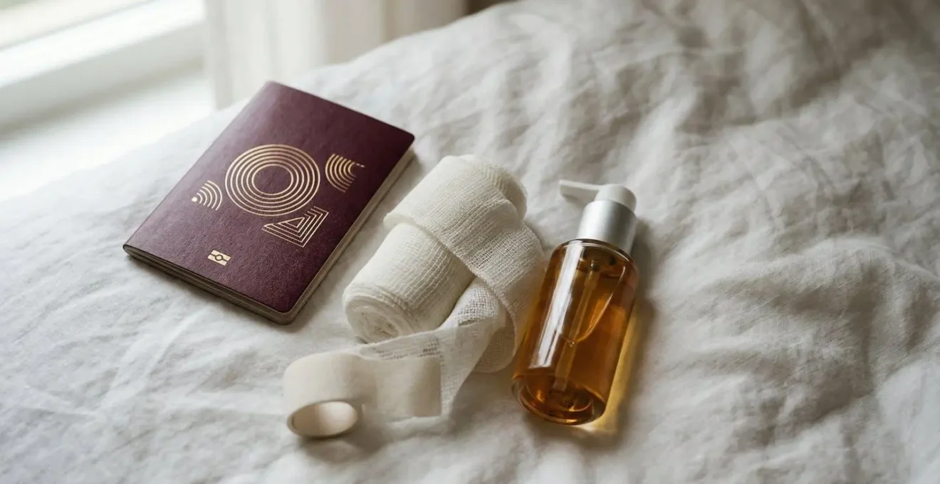 Gestione del recupero post-operatorio del lifting viso durante viaggio internazionale