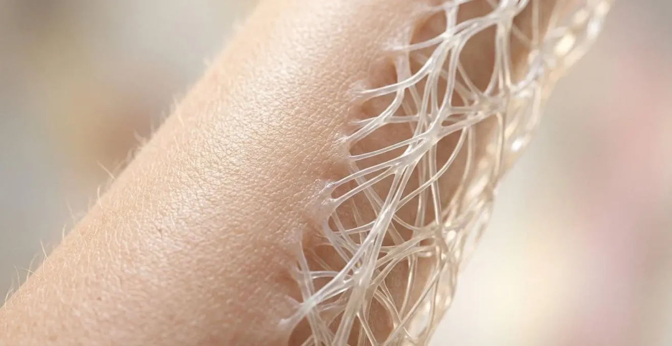 Rappresentazione visiva dei trattamenti per ripristinare il collagene nella pelle